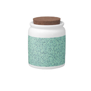 Pastel Spring Green Concrete Texture Candy Jar