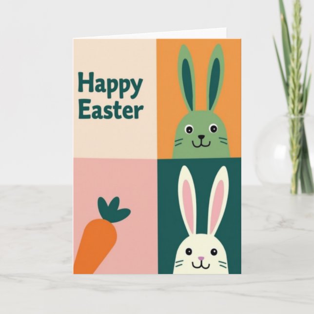 Pastel Springtime Joy Card (Front)