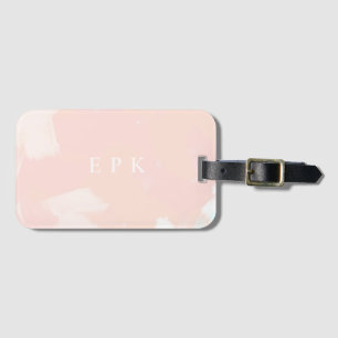 Pastel Springtime Monogram Luggage Tag
