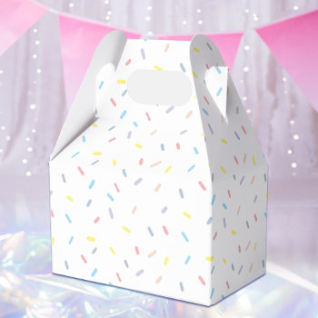 Pastel Sprinkles Favor Boxes by funnycutemonsters at Zazzle