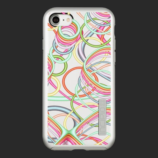 Pastel Squiggles Fractal Incipio DualPro Shine iPhone 7 Case