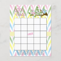 Pastel Squirrel Baby Girl Shower - Bingo