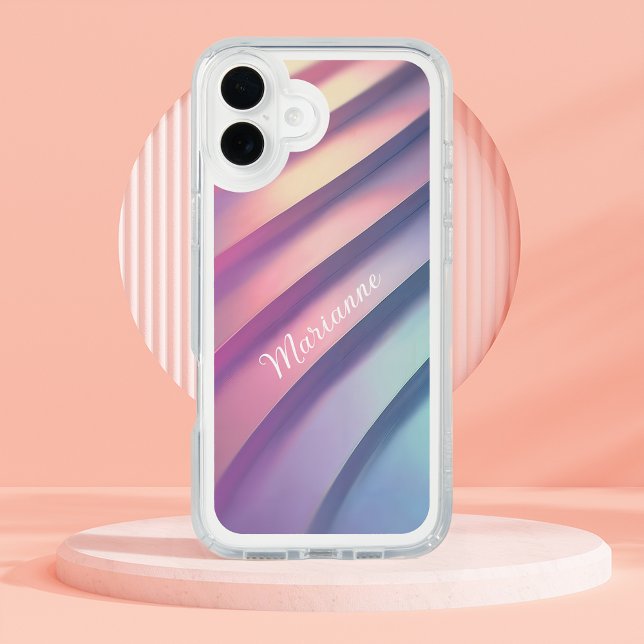 Pastel Stairsteps Personalized Speck iPhone Case (Creator Uploaded)