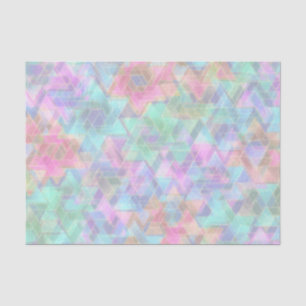 Pastel Star of David Pattern Tissue Paper