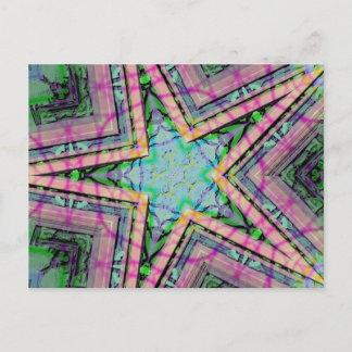 Pastel Star Postcard