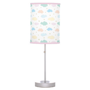 Pastel Stars & Clouds Table Lamp