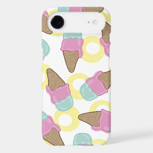 Pastel Strawberry Mint Fun Summer Ice-Cream Cones iPhone 17 Air Case
