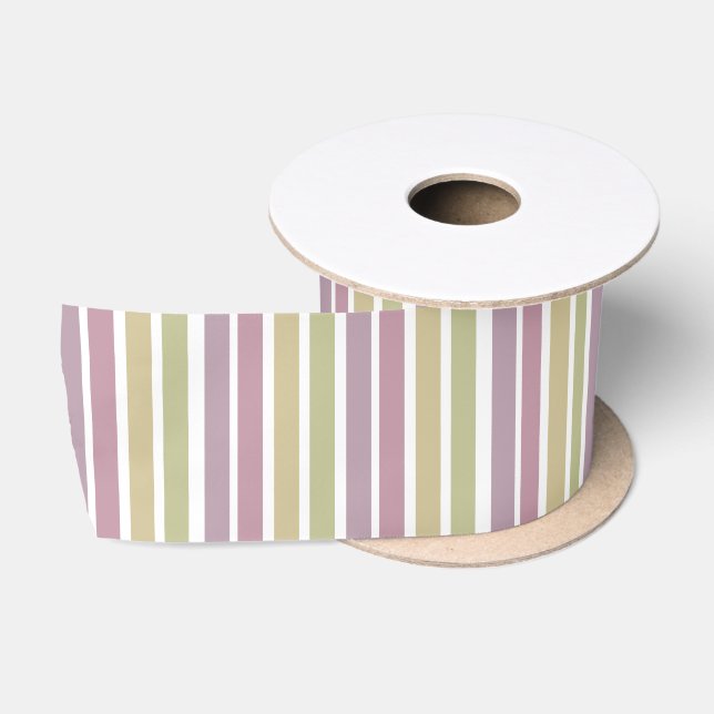 Pastel Stripe Ribbon (Spool)