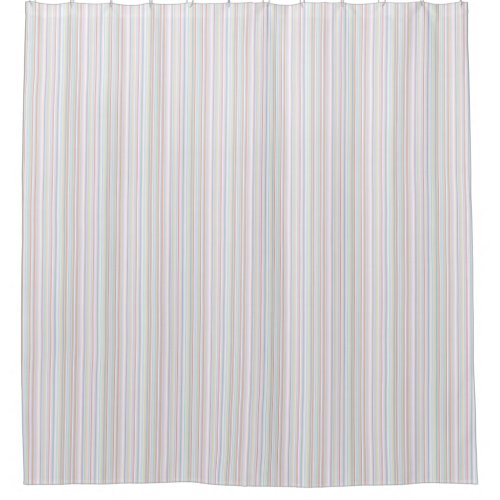 Pastel Stripe Shower Curtain