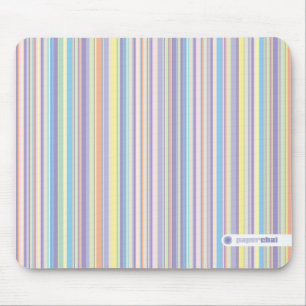 Pastel striped mousepad