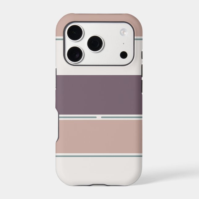 Pastel Stripes-2 – Soft Neutral Mug Design Iphone Case (Back)
