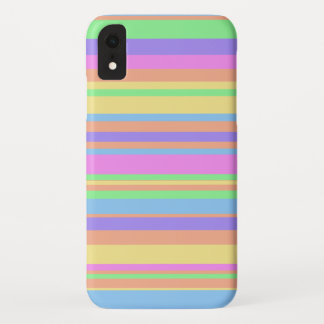 Pastel Stripes iPhone XR Case