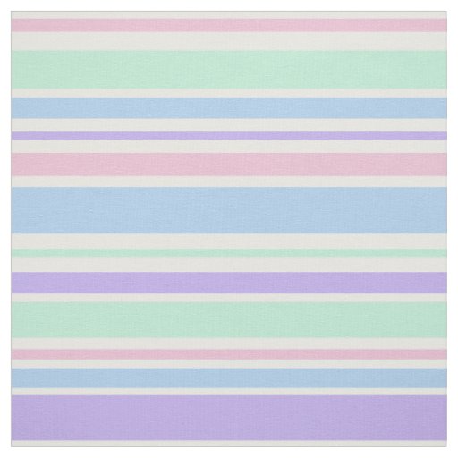 Pastel Stripes Fabric