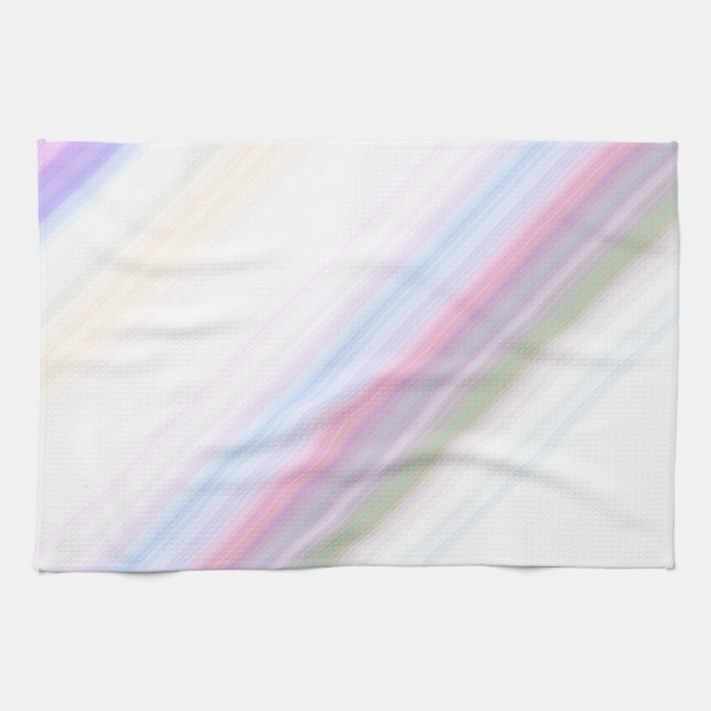 Pastel Stripes Kitchen Towel (Horizontal)