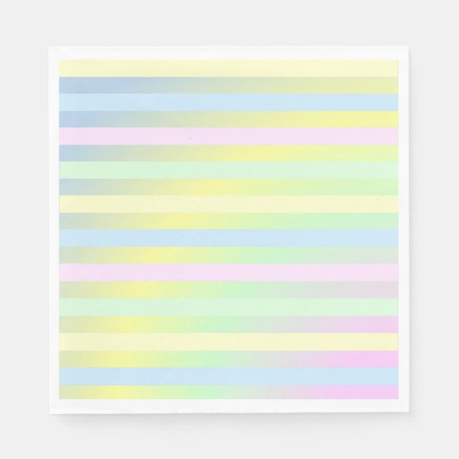 Pastel Stripes Napkins (Front)