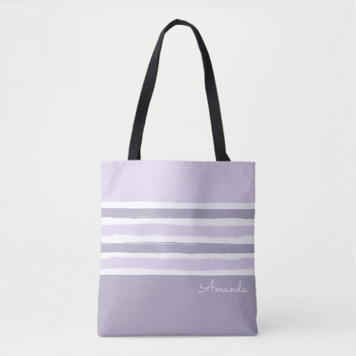 Pastel Stripes Tote Bag