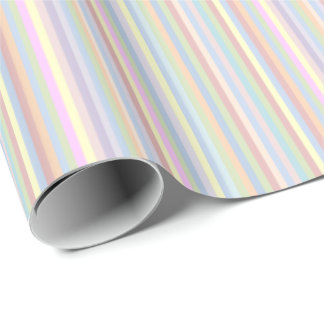 Pastel Stripes Wrapping Paper