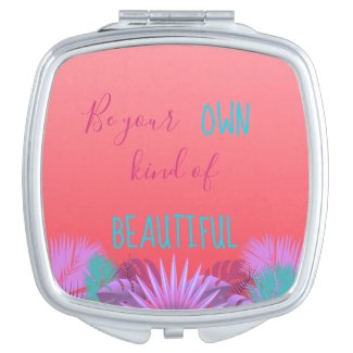 Pastel Stylish Exotic Tropical Plants Quote