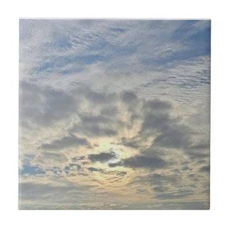 Pastel Sunrise Ceramic Tile