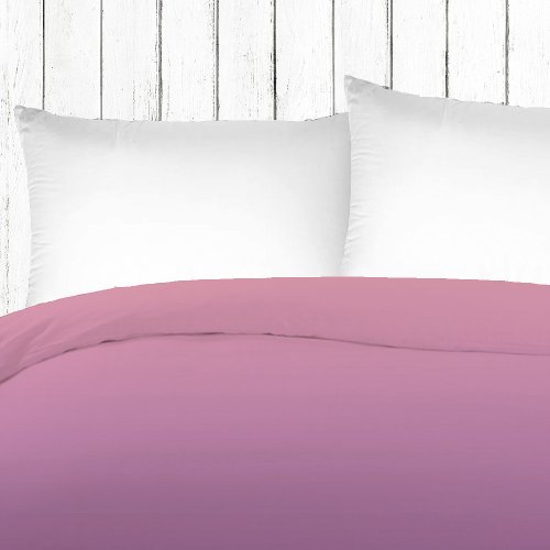 Pastel Sunset Pink Purple Ombre Gradient  Duvet Cover