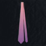 Pastel Sunset Pink Purple Ombre Gradient  Neck Tie<br><div class="desc">Sunny ombre design in sunset aesthetic. Soft gradient color transition. Ombre neck tie</div>