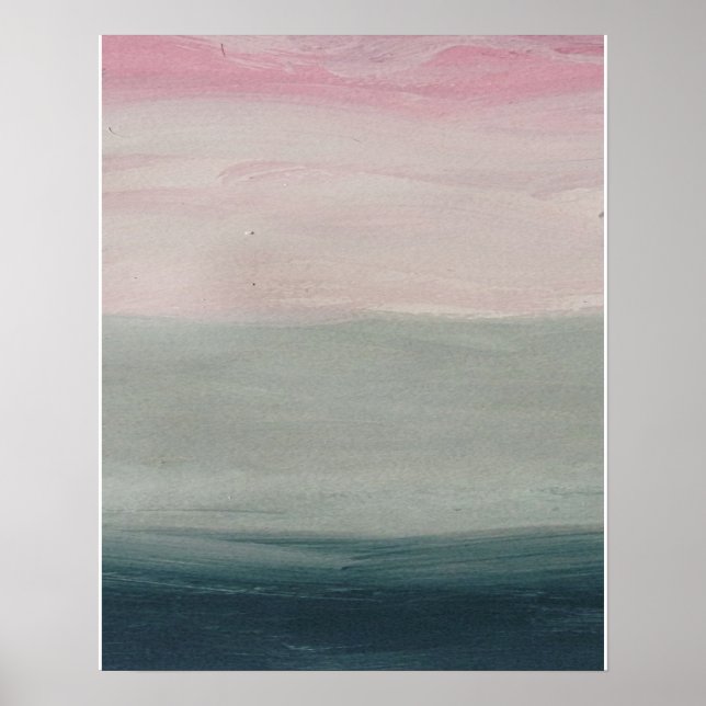 Pastel Sunset Poster (Front)