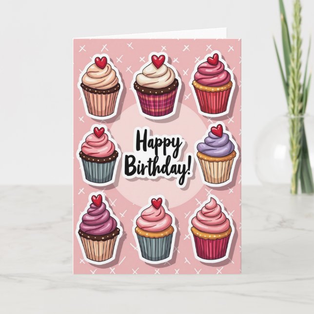 Pastel Sweets Birthday Card (Front)