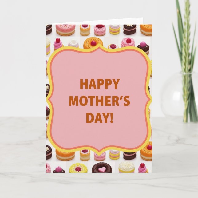 Pastel Sweets Mothers Day Card (Front)