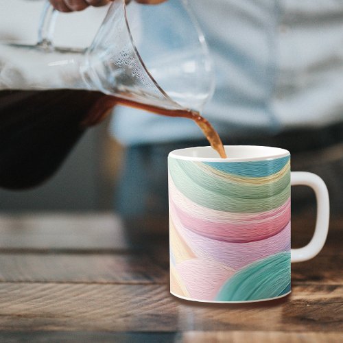 Pastel Swirl Coffee Mug
