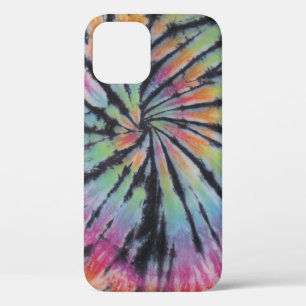 Pastel Swirl Spiral Tie Dye iPhone 12 Case