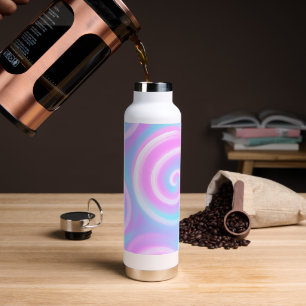 Pastel Swirl Travel Drinkware Water Bottle