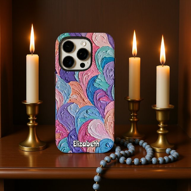 Pastel Swirls Create Calm Waves Case-Mate iPhone Case (Creator Uploaded)