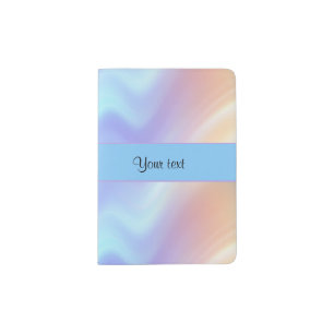 Pastel Swirls Passport Holder
