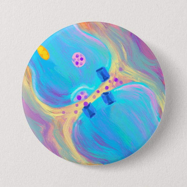 Pastel Synapse Button (Front)
