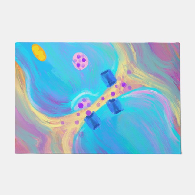 Pastel Synapse Doormat (Front)