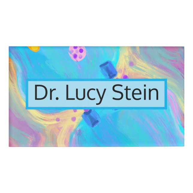 Pastel Synapse Name Tag (Front)