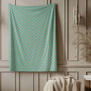 Pastel Tartan Blanket for Soft Holiday Comfort