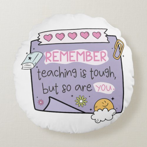 Pastel Teacher Classroom Decor Pillow Gift