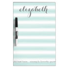 Pastel Teal and Gray Stationery Suite for Women