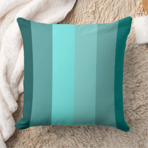 Pastel Teal Color Palette Combination Throw Pillow