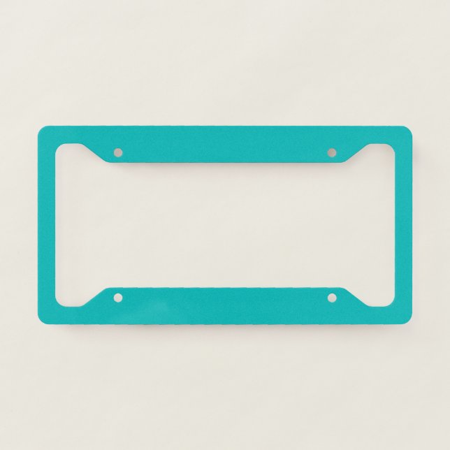 Pastel Teal License Plate Frame (Front)