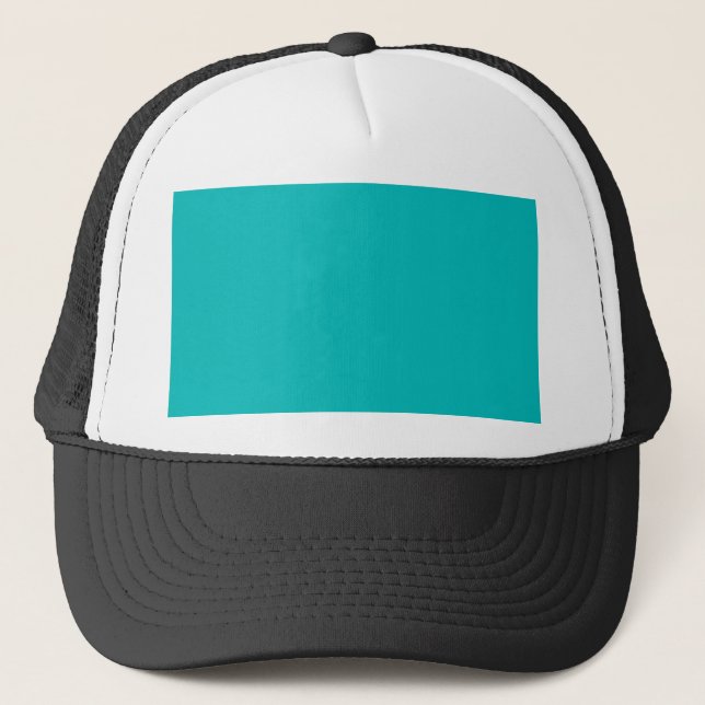 Pastel Teal Trucker Hat (Front)