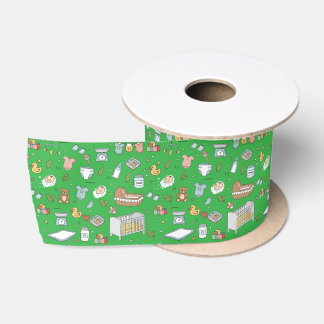 Pastel Teddy Bear Duck Gift Ribbon