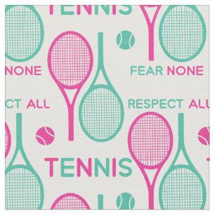 Pastel Tennis pattern (see description) Fabric