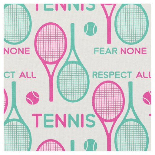 Pastel Tennis pattern (see description) Fabric