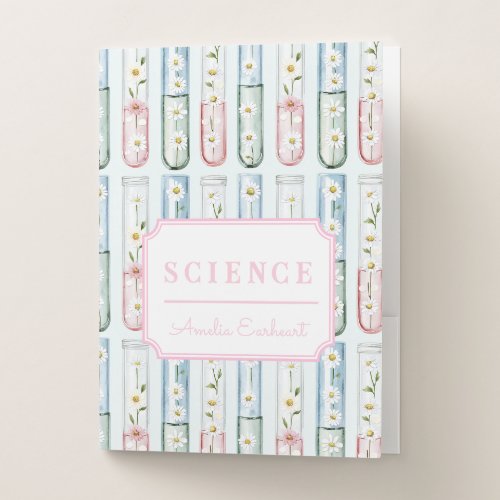Pastel Test Tubes | Science Subject Pocket Folder Pastel Test Tubes | Science Subject Pocket Folder