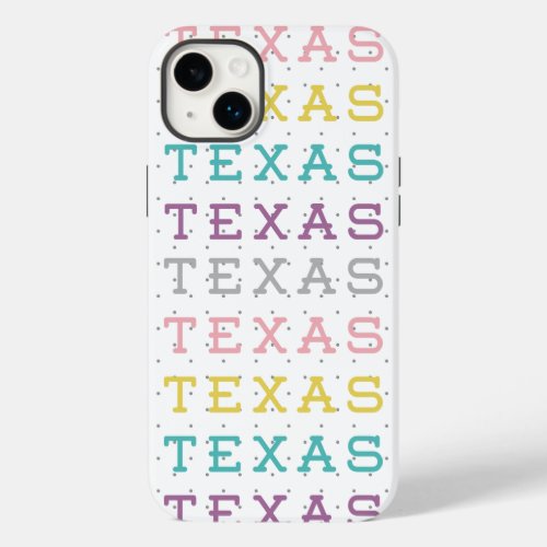 Pastel Texas Texas Texas Case_Mate iPhone 14 Plus Case