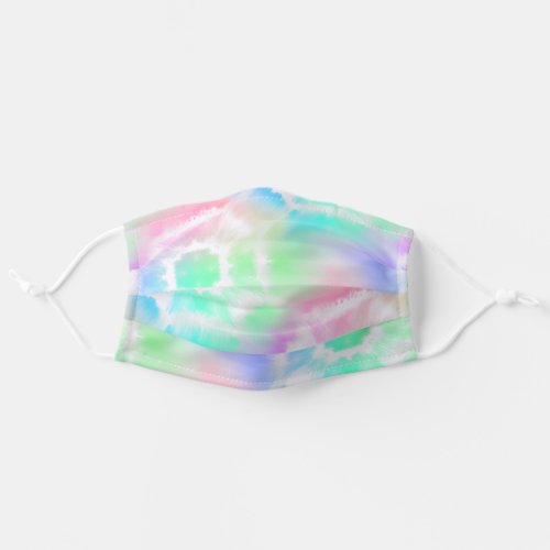 Pastel Tie Dye Adult Cloth Face Mask