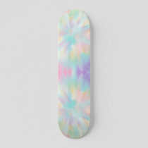 Pastel Tie Dye Skateboard
