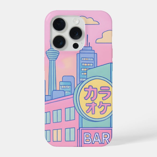 Pastel Tokyo Dreams 🌸🏙️ iPhone Case (Back)